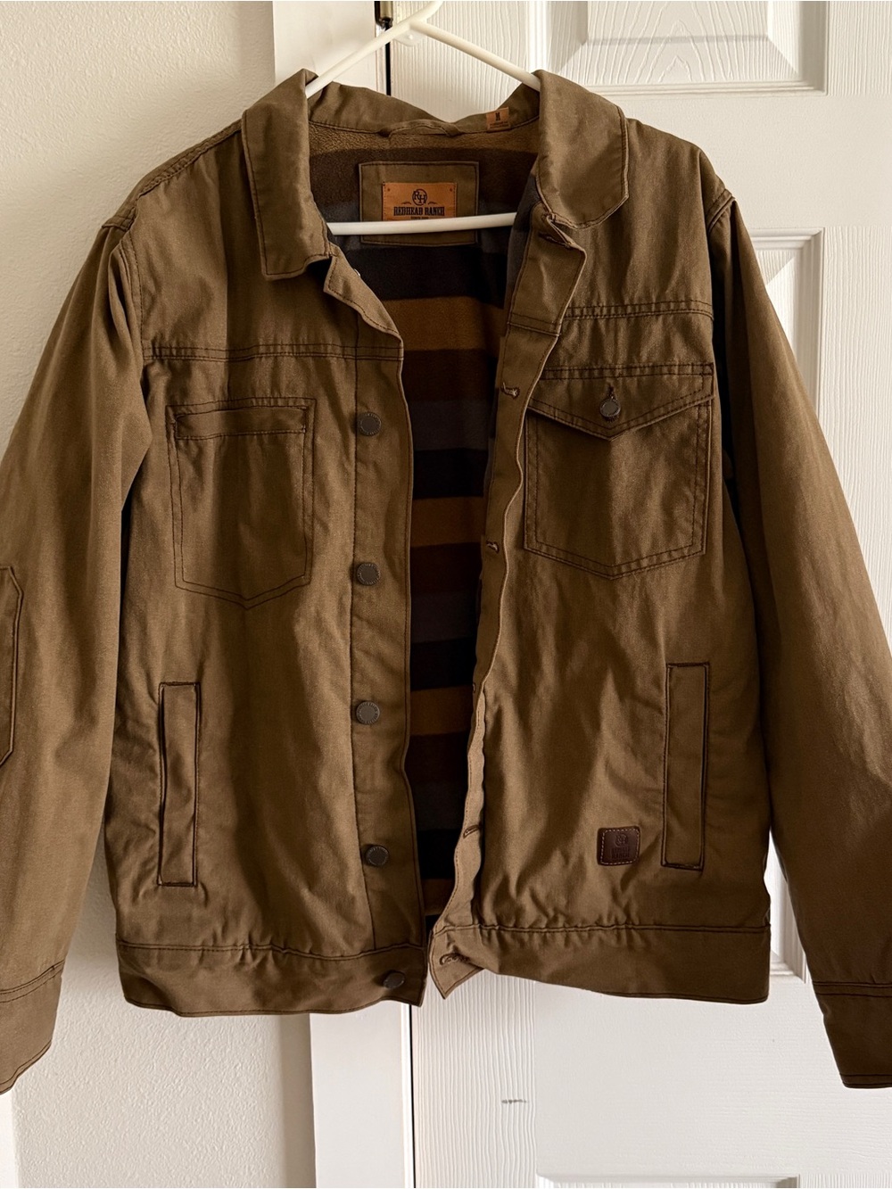 Men's Redhead Ranch Brown Canvas Jacket - Heritage Style